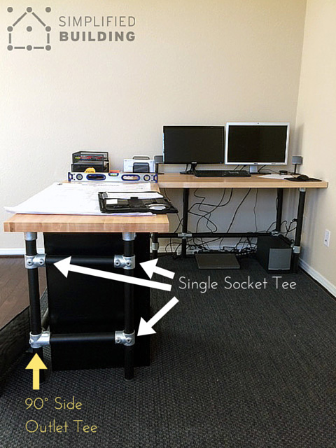 Diy Butcher Block Desk Simplified, Building A Desk With Butcher Block