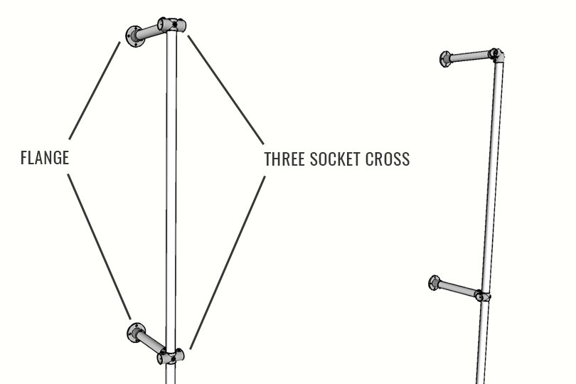 Two-Tier Clothing Rack Plans