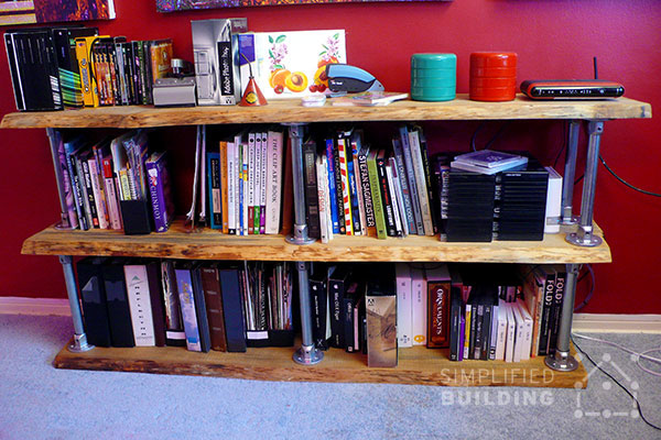 Diy Industrial Bookcase Plans To Build, Build Your Own Bookcase