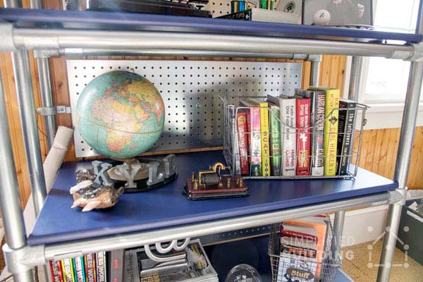 DIY Rolling Bookcase