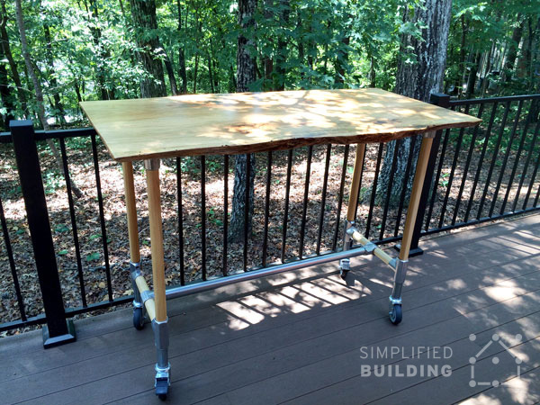 51 Diy Table Ideas Built With Pipe, How To Make Metal Pipe Legs For Table