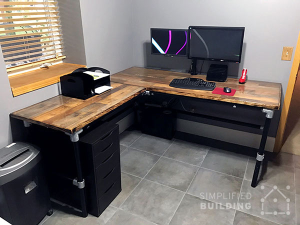 Hardwood Flooring Table Top Desk