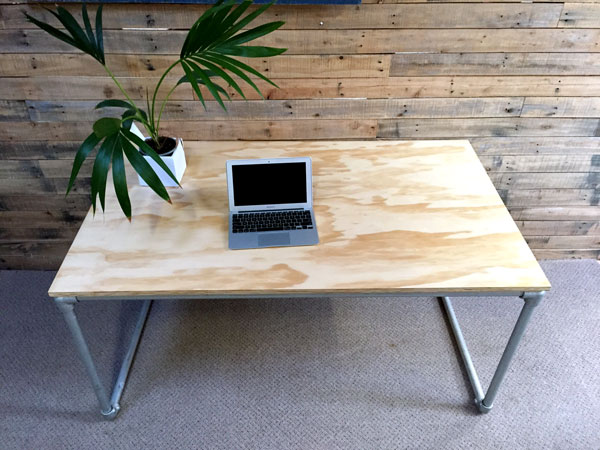DIY Plywood Desk