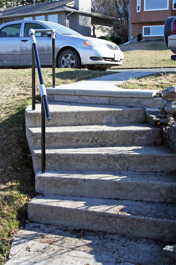 Railings for Concrete Steps