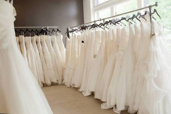 Modern Bridal Dress Racks