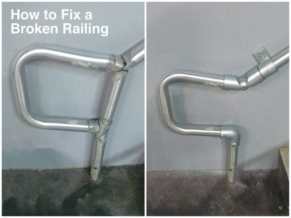 How to Repair a Broken Handrail