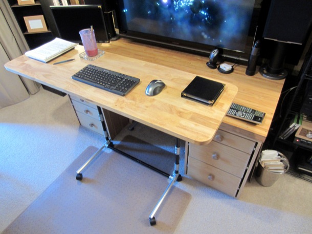 Sit-Stand Adjustable Height Desk