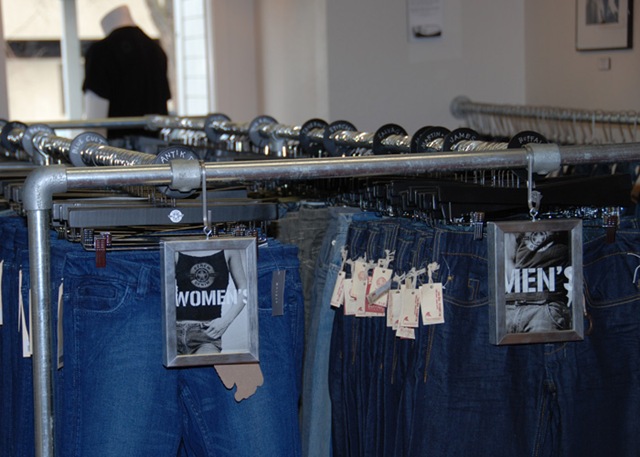 Custom Clothing Rack for Denim Jeans