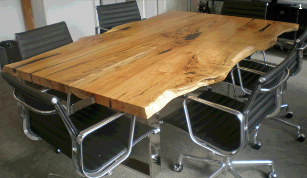 Tischplatte aus Holz für Tischgestell