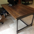 Easy to Build Barn Wood Desk