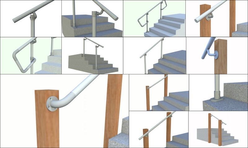 Simple Rail Handrail Kits
