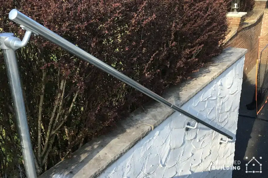 Long Handrail for Exterior Stairs